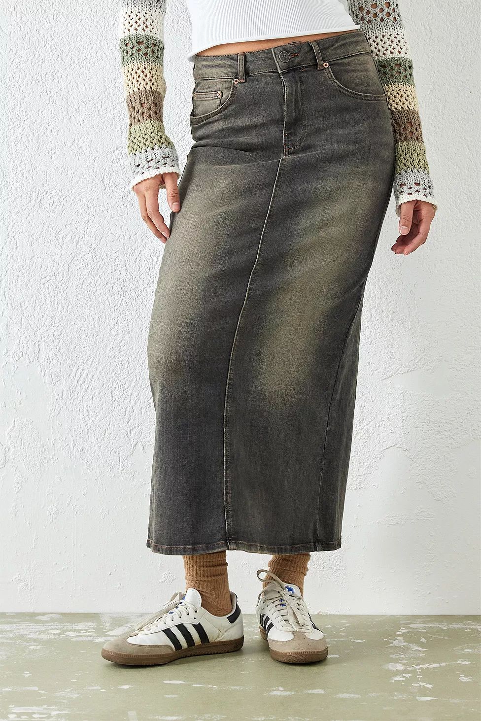 BDG Vintage Tinted Maxi Skirt | Urban Outfitters (EU)