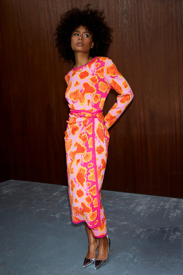 Pink Animal Sydney Dress | Never Fully Dressed US