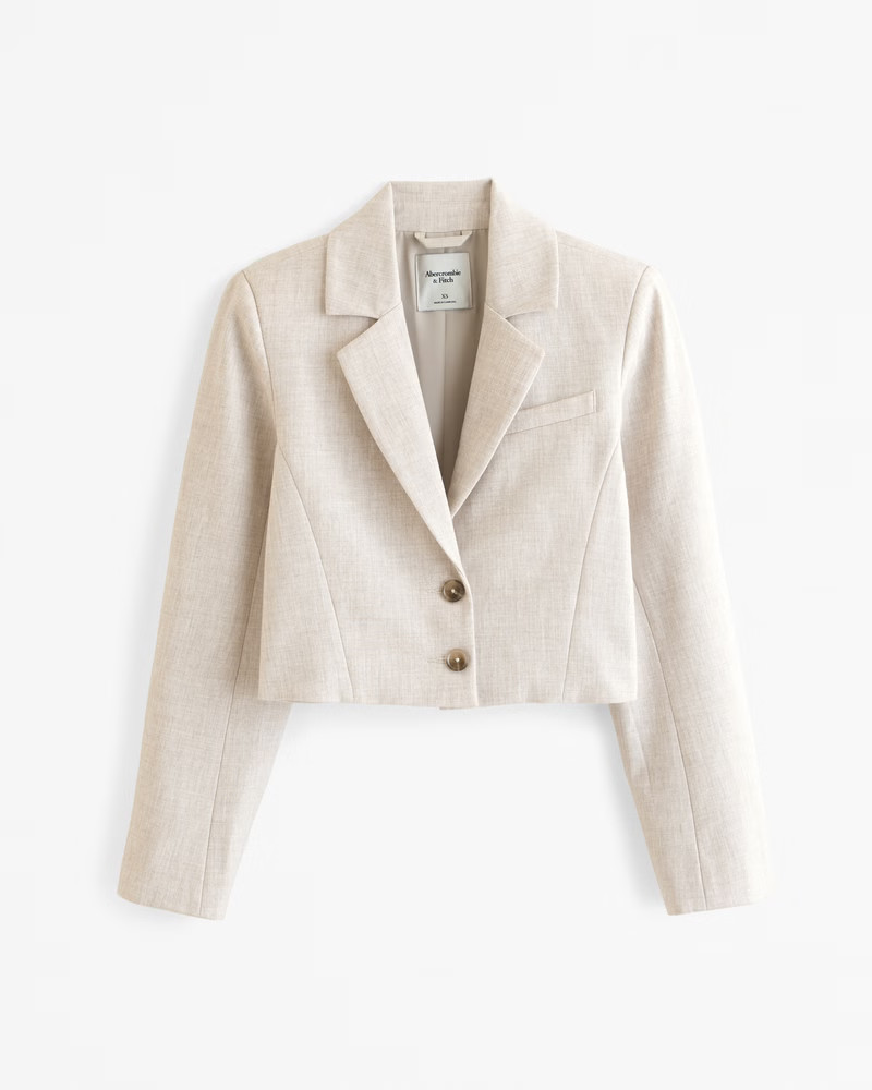 Cropped Blazer | Abercrombie & Fitch (UK)