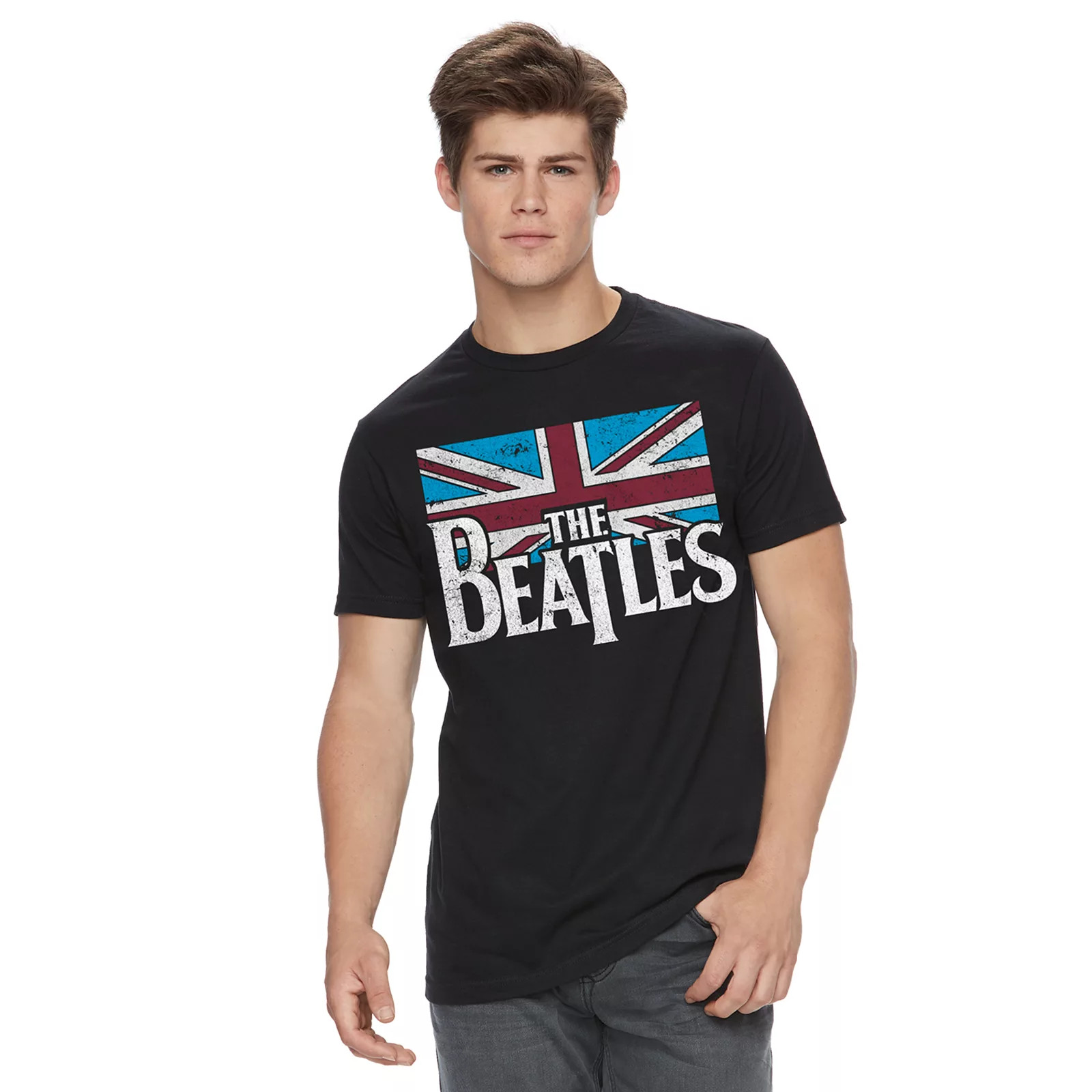 Men's Beatles Tee, Size: Medium, Black | Kohl's