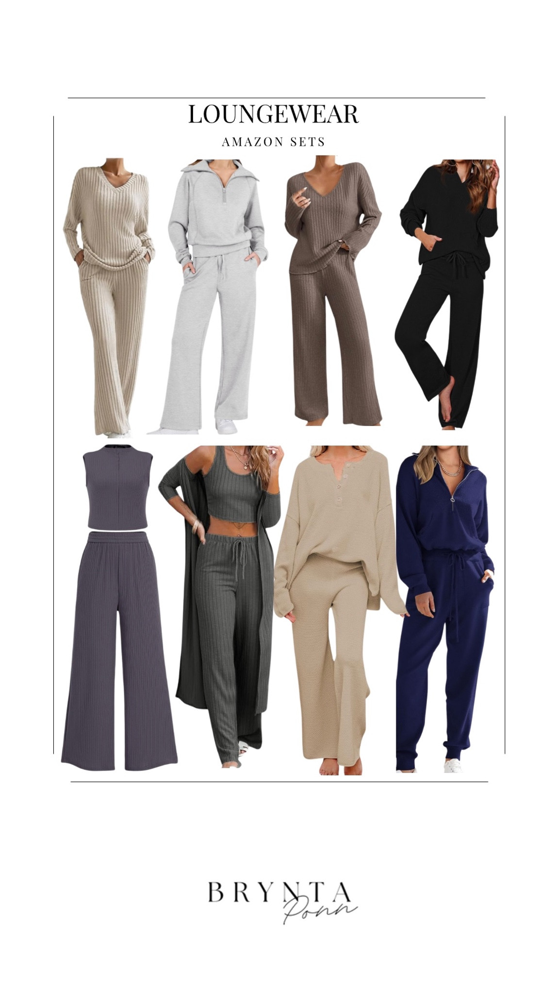 Loungewear sets, all from Amazon.




Cozy loungewear, errand outfit, airport outfit, travel outfit, cute loungewear, loungewear set, sweatpants, pants, long sleeve top, sweater, sweatshirt, tank top, crop top, neutral loungewearr

#LTKstyletip #LTKfindsunder50 #LTKfindsunder100