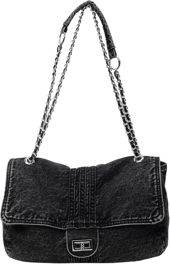 Denim Crossbody Bag, Jean Purses for Women Denim Clutch Purses and Handbags | Amazon (US)