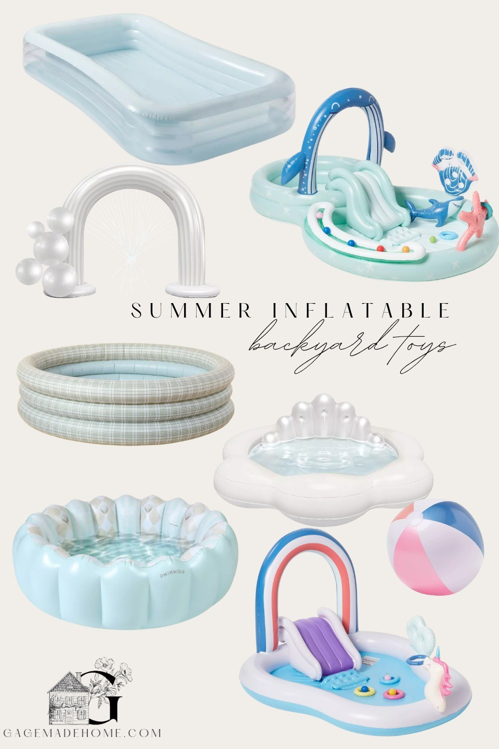 Adorable & affordable backyard inflatable pools and toys perfect for toddlers and kids of all ages! These are super easy ways to create a fun outdoor space to entertain your little ones this Summer! #inflatablepool #inflatables #backyardtoys #backyard #toddlertoys #toddler #kidtoys #kiddiepool #kidpool 

#LTKSeasonal #LTKSwim #LTKKids