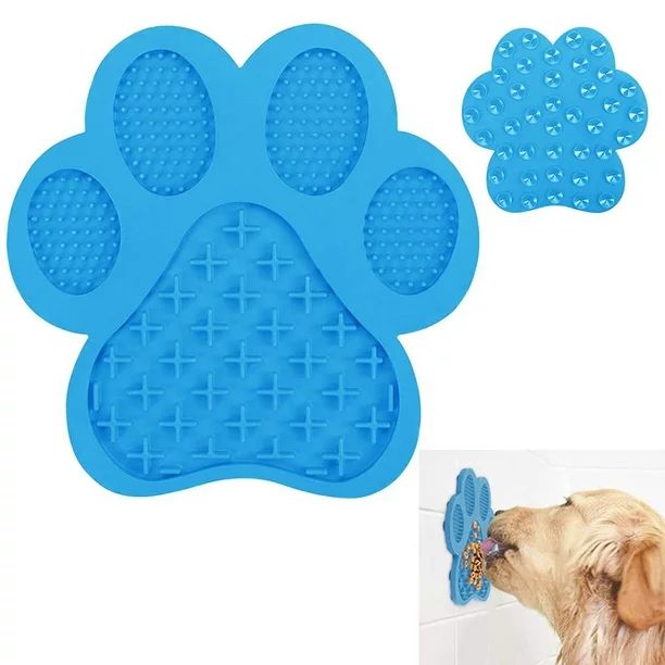 Lick Mat for Dogs & Cats,Slow Treater Mat with Suction Cups for Pet Shower, Healthy Feeder,Calmin... | Walmart (US)