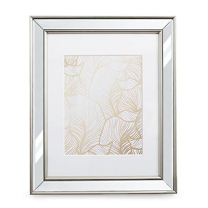 11x14 Mirrored Picture Frame - Matted to 8x10, Frames by EcoHome | Amazon (US)