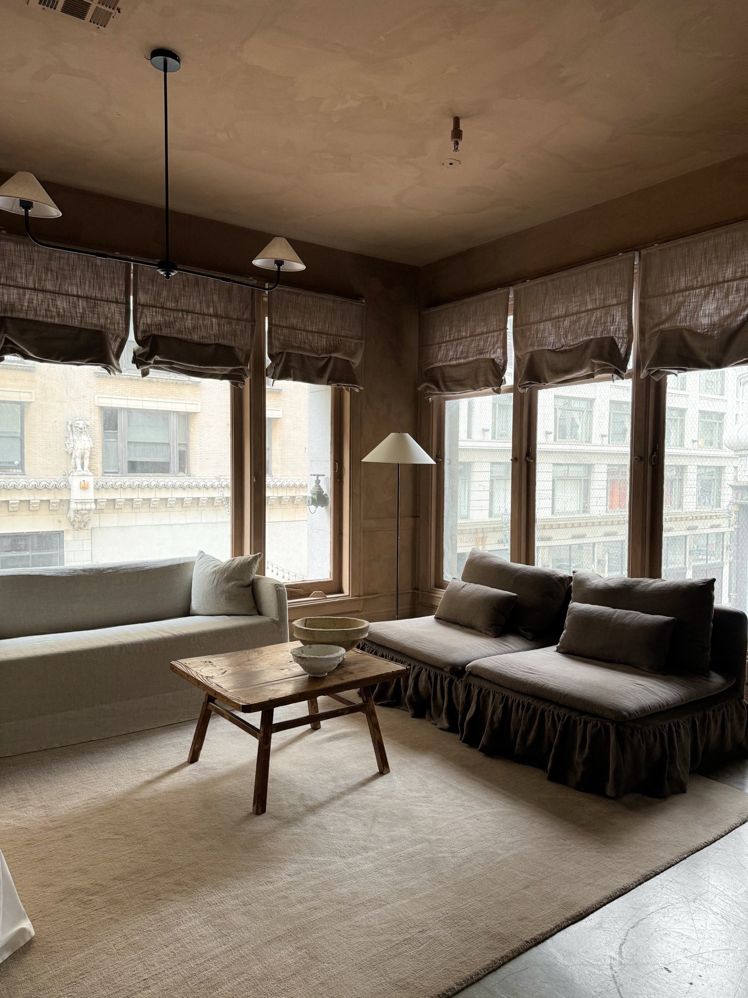 Linen Roman Shades for a Warm, Moody Living Room.

These relaxed linen Roman shades are such an easy way to make a living room feel softer and more elevated. I love the slightly undone, draped look against the brown limewash walls, it adds texture, filters the natural light beautifully, and gives the entire space that cozy, collected feel I’m always after.

#LTKHome