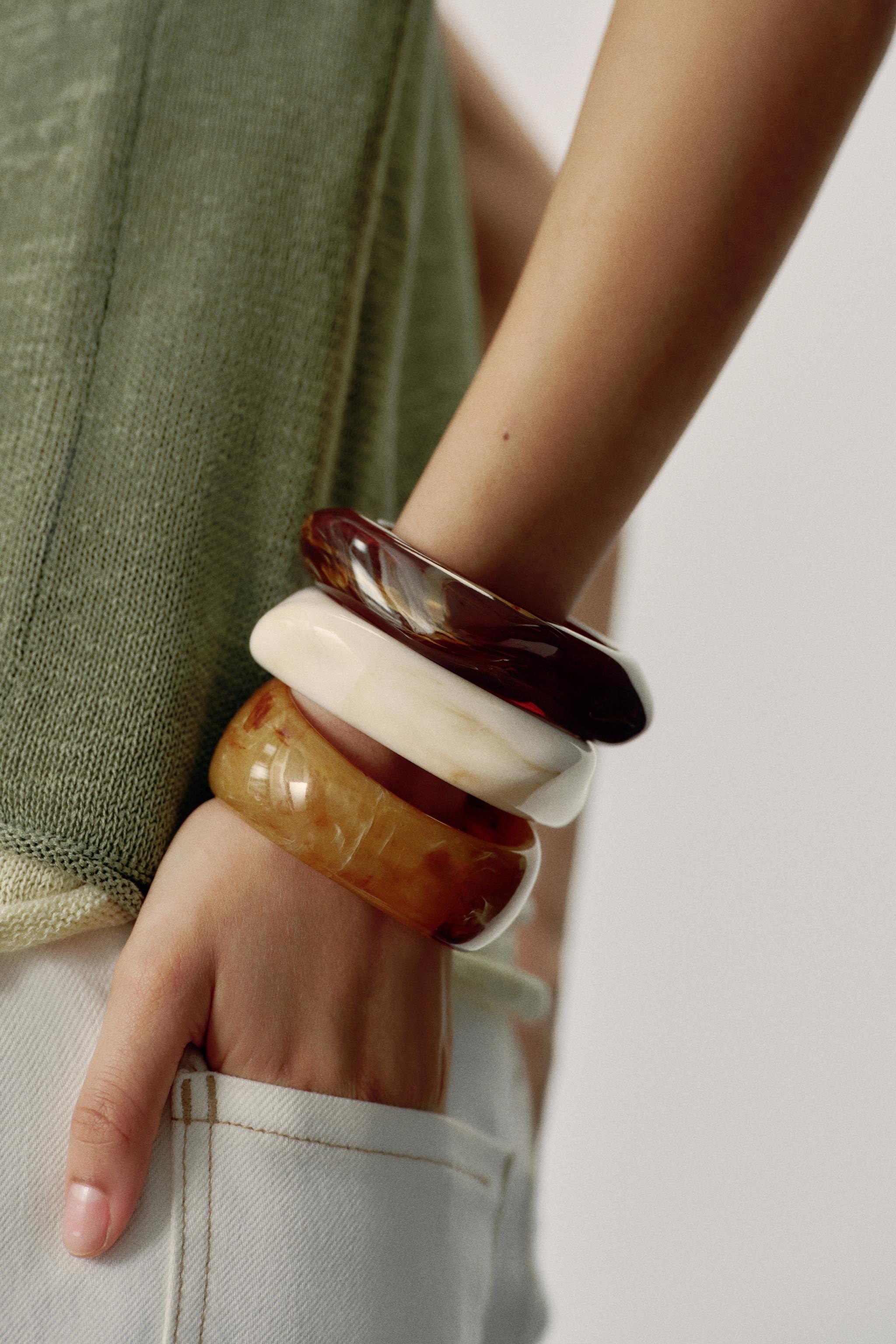 3-PACK OF RESIN BRACELETS | Zara US