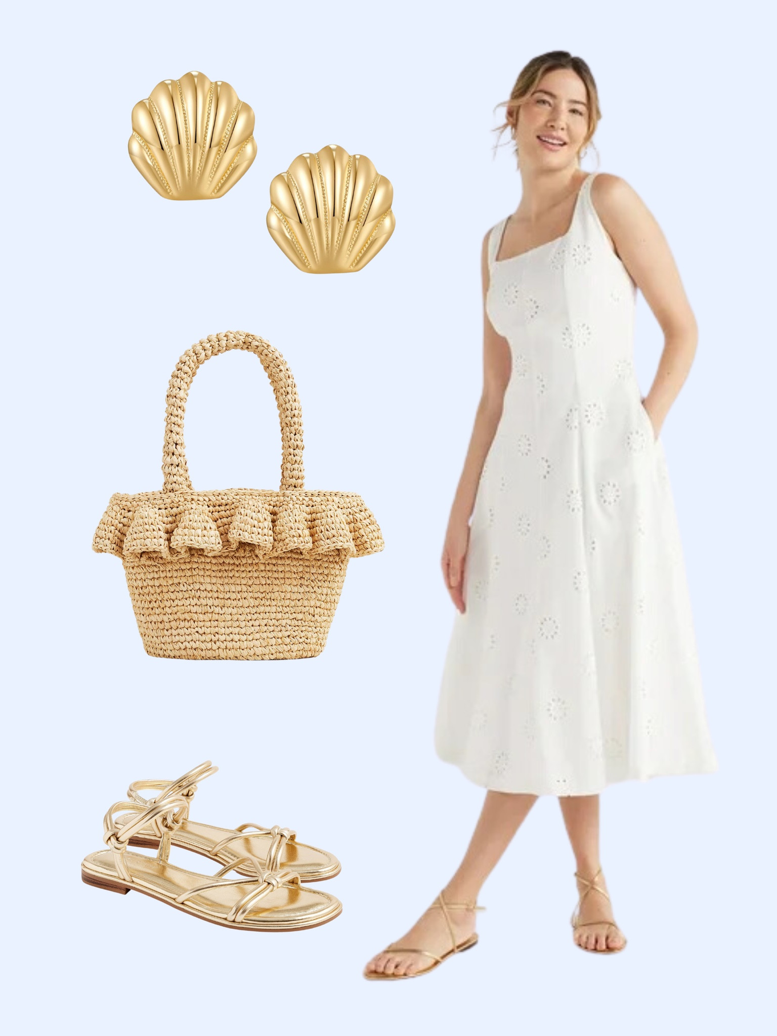 The most gorgeous eyelet midi flare dress I found on Walmart

#LTKitbag #LTKfindsunder50 #LTKparties