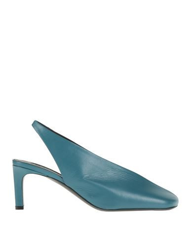Jil Sander Woman Pumps Deep teal Size 6 Leather | YOOX (US)