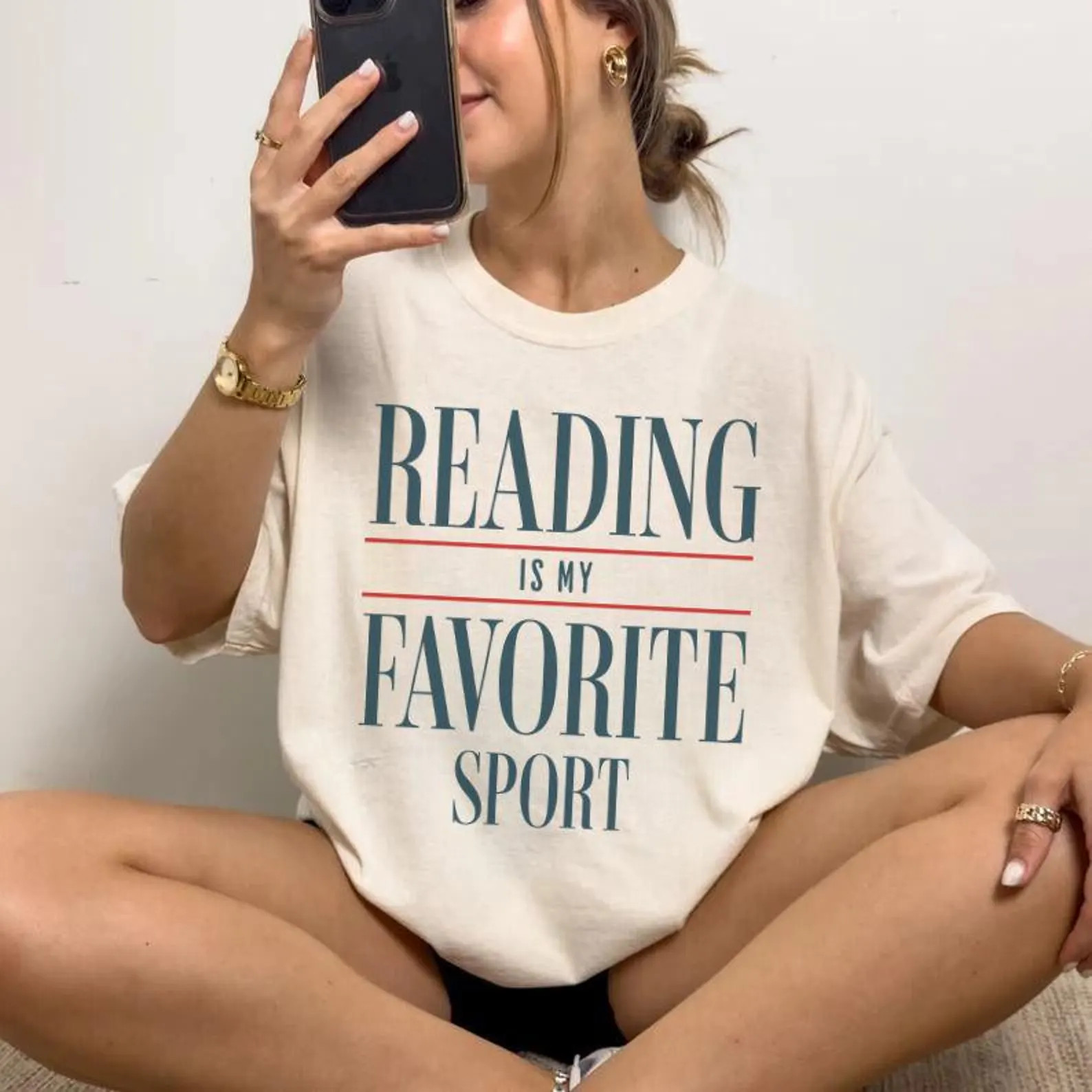 Vintage reading is my favorite sport shirt, Bookish tee, Book Reader Gift, English Teacher Gift, ... | Etsy (US)