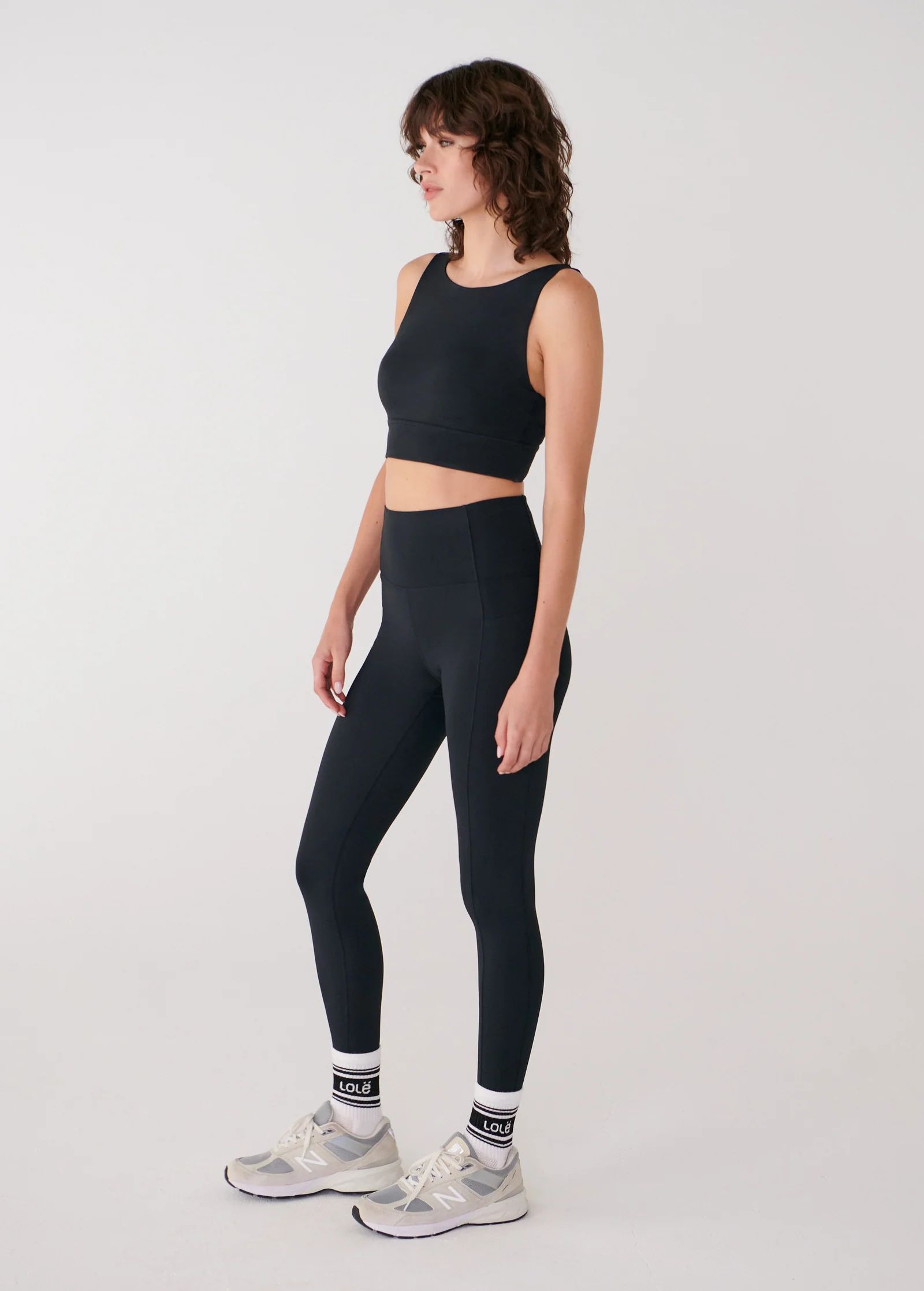 Step Up Ankle Leggings -
    Black | Lolë US