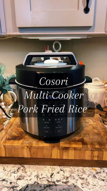 🌟 Say hello to my new kitchen sidekick! 🌟 This 9-in-1 Electric Pressure Cooker is my latest obsession, and let me tell you, it's a game-changer. 🍲 With this magical gadget, I'm whipping up perfect meals, all in one pot! No need to juggle multiple pans and pots anymore – talk about a stress-free cooking experience!
Grab Yours Here: https://amzn.to/4annO8j

Not only does it act as a pressure cooker, but it moonlights as a slow cooker, rice cooker, and more! 🌙 It's like having a whole kitchen crew in one compact device. Plus, cleanup? A breeze! 🌬️ Everything neatly fits right inside the pot, so you can say goodbye to the mountain of dishes staring back at you.

I'm telling you, this gadget is a culinary superhero! 💫 Whether I'm in the mood for savory stews, fluffy rice, or tender meats, this little wonder does it all – and with such ease! It's like having a chef on standby, ready to whip up gourmet meals at a moment's notice.

And the best part? It's not just functional; it's downright adorable! 🥰 Who knew a kitchen appliance could bring so much joy? If you're ready to revolutionize your cooking game and add a sprinkle of whimsy to your kitchen, this Electric Pressure Cooker is the way to go! Trust me, you won't regret it. 🌟 #kitchengadgets #easyrecipeideas #dinnerideas #easydinnerideas #amazonkitchenfinds #founditonamazon #amazonfind #amazonfinds

#LTKVideo #LTKGiftGuide #LTKHome