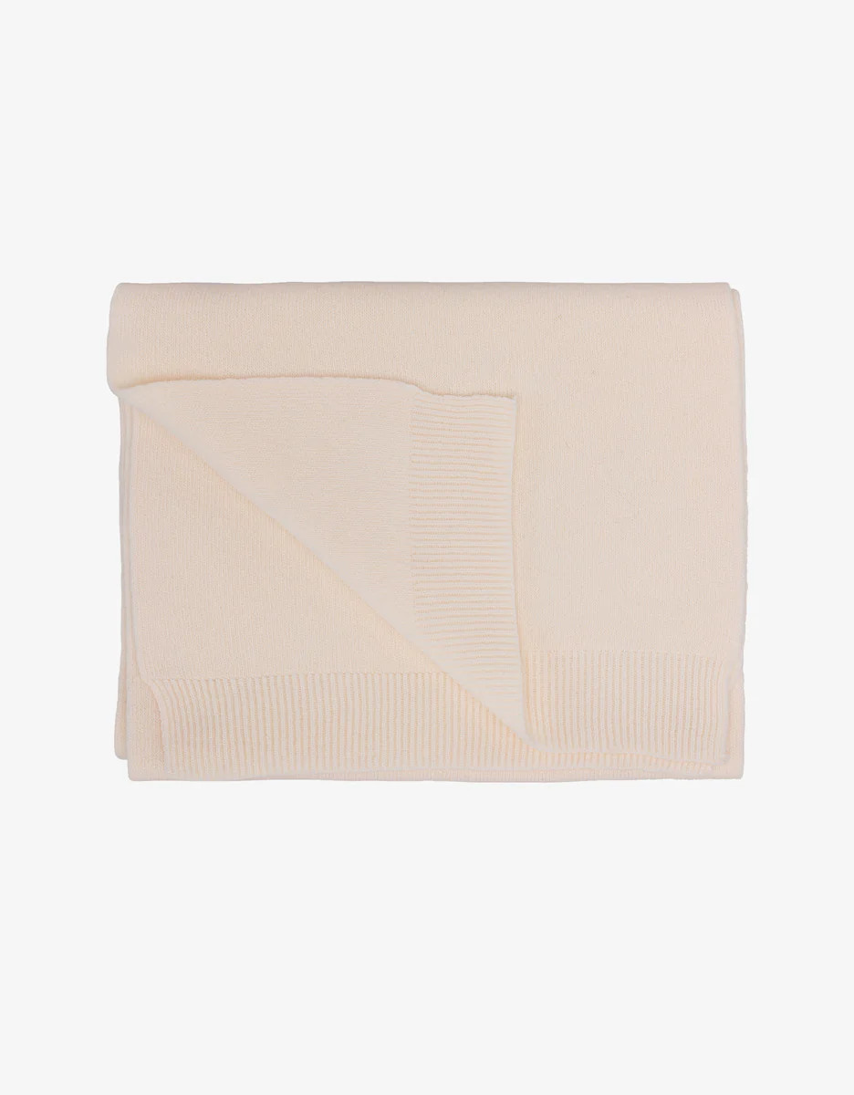 Merino Wool Scarf - Ivory White | Colorful Standard