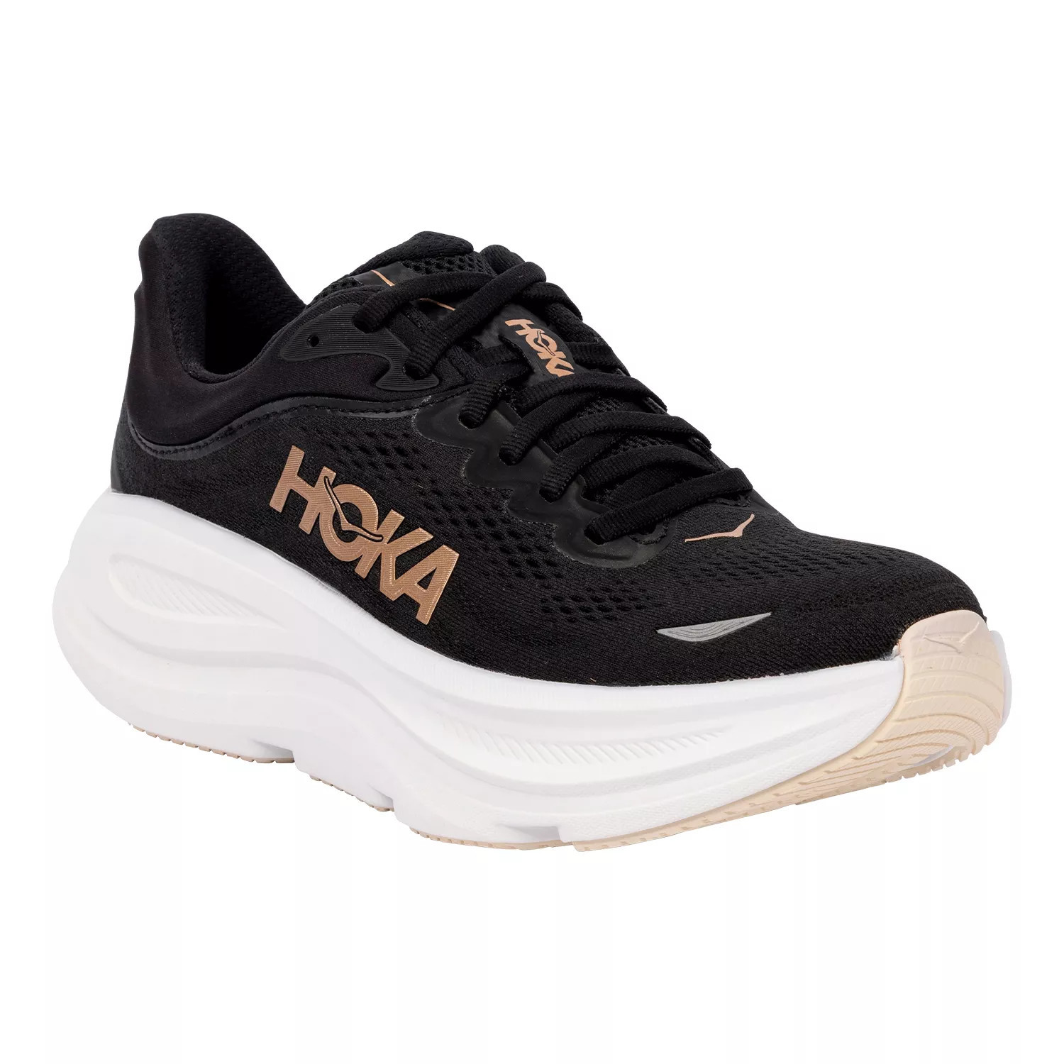 Hoka Women's Bondi 9 Sneaker - Black / Rose Gold 9.5:- 9.5, Black/Rose Gold | Sam's Club