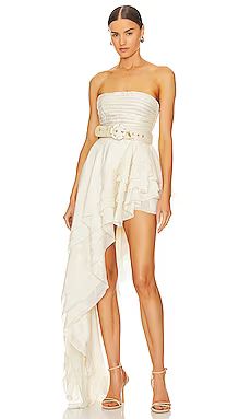 Bronx and Banco Tulum Gown in Cream from Revolve.com | Revolve Clothing (Global)