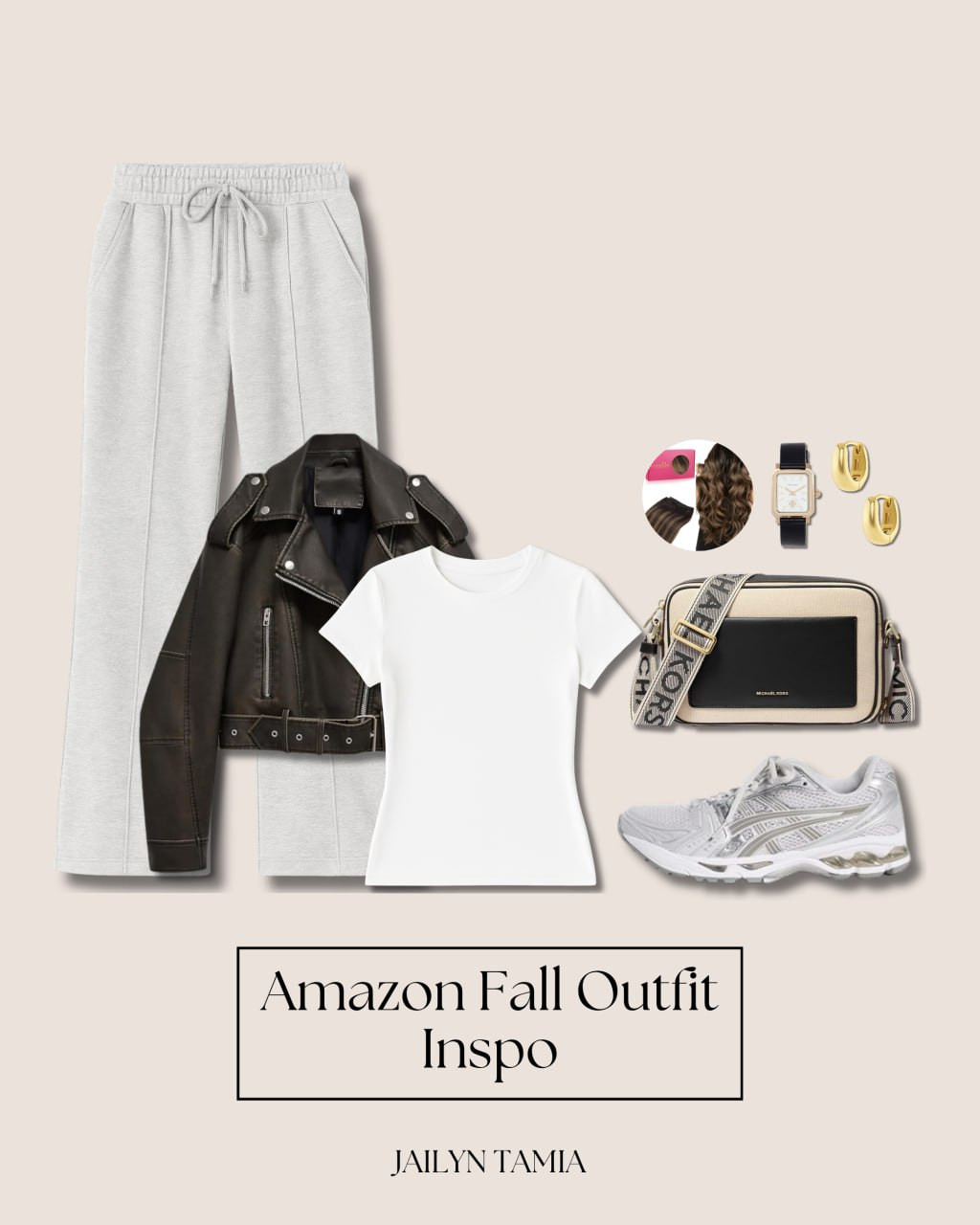 Amazon Fall Outfits // Amazon, Amazon Outfits, Fall Amazon, Amazon Fall, Amazon Fall Outfits, Amazon Fashion, Amazon Fall Fashion, Amazon Fashion Fall, Fall, Fall 2025, Fall Trends, 2025 Fall Trends, Fall Outfits, Fall Outfits Women, Fall Outfits 2025, Fall Outfits Amazon, Fall Outfit Fall, Fall Fashion, Fall Looks, Fall Fits, Fall Inspo, Amazon Sweatpants, Amazon Tshirt, Amazon Cropped Jacket, Amazon Shoes, Amazon Sneakers, Amazon Crossbody Bag, Amazon Accessories, Amazon Jewelry, Amazon Earrings, Amazon Watch, Watches Women, Amazon Hair Extensions, Clip In Hair Extensions 

 #LTKSeasonal #LTKStyleTip #LTKShoeCrush