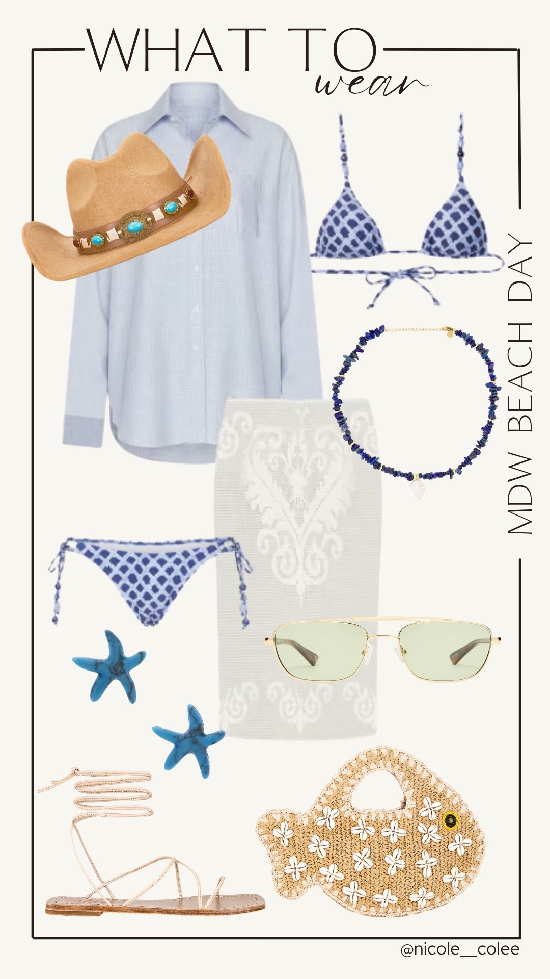 Beach day, but make it chic ✨
An oversized button-down, the cutest printed bikini, beachy jewels, and a fun straw bag = the effortless coastal look I’ll be wearing on repeat all summer long. The perfect mix of relaxed and elevated 🤍

Linked all the details in LTK 🌊☀️

#LTKdayinmylife #LTKootd #LTKSeasonal