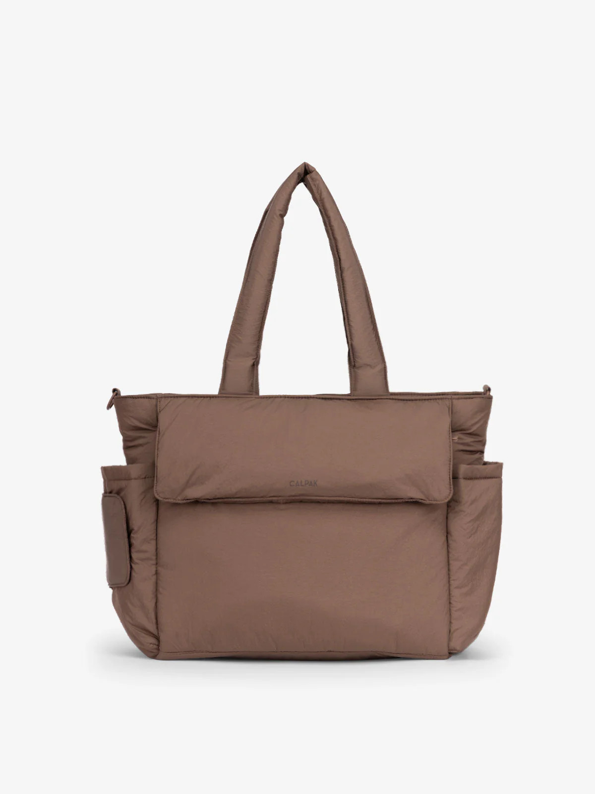 Diaper Tote Bag with Laptop Sleeve in Hazelnut | CALPAK
