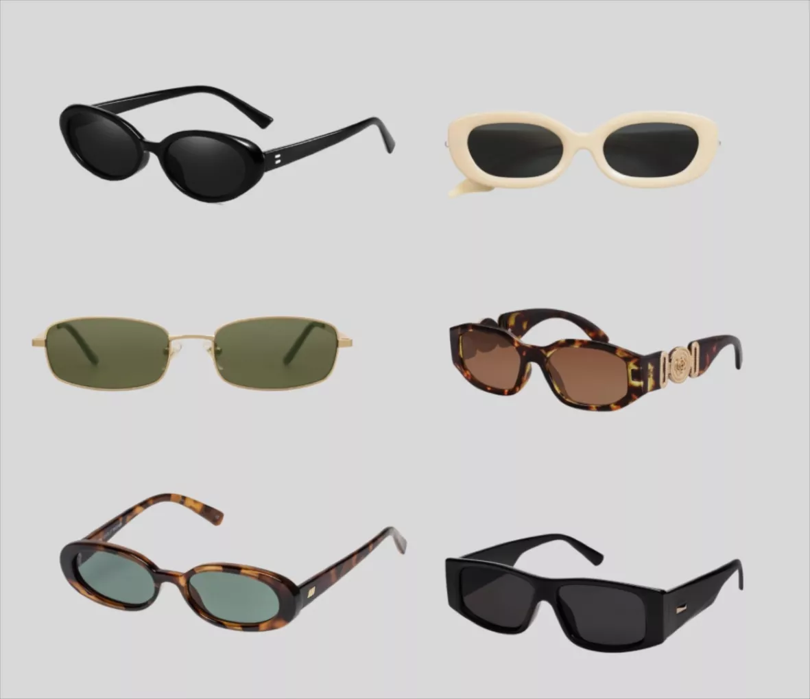 AIEYEZO Retro Oval Sunglasses for … curated on LTK