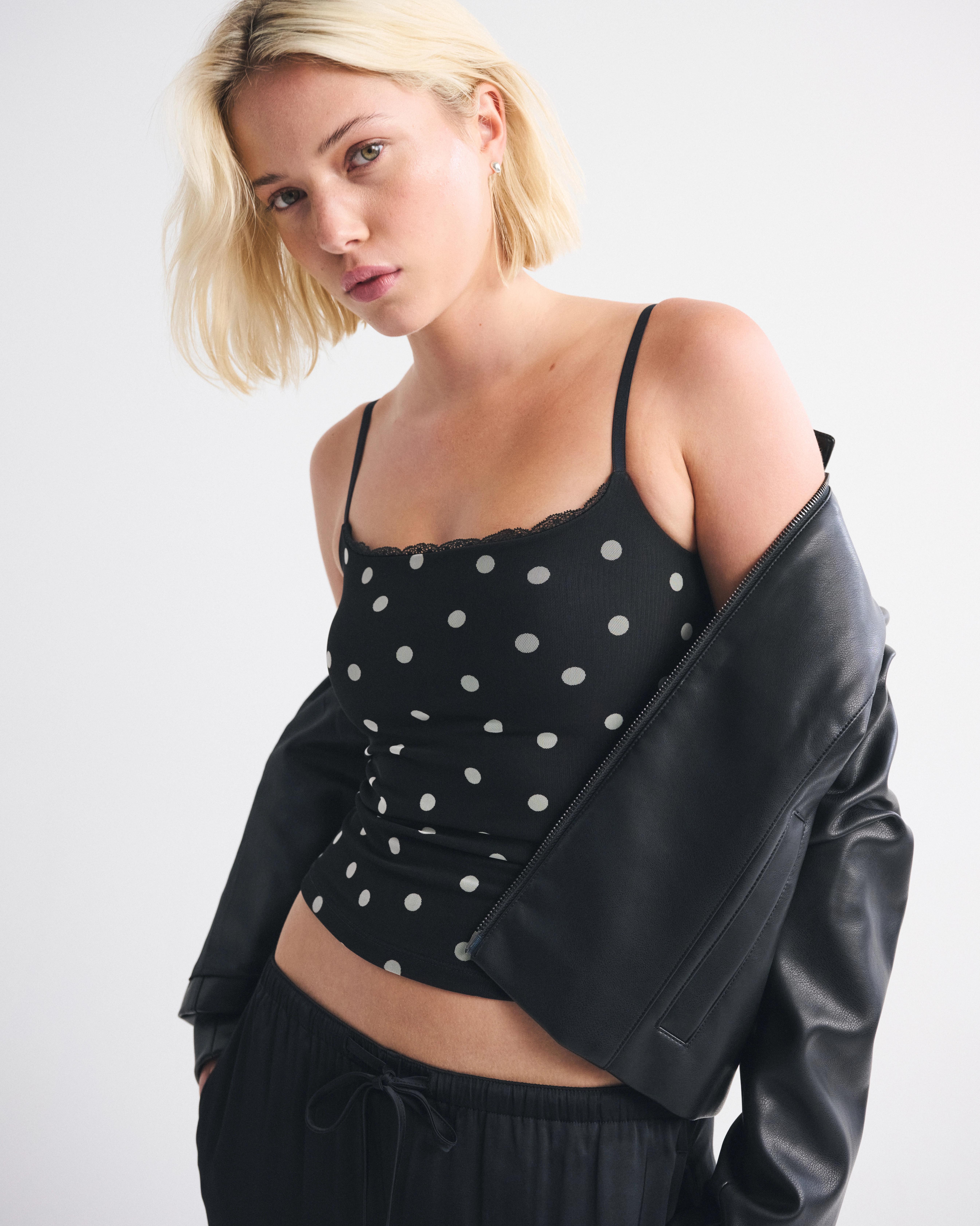 Bra-Free Mesh 90s Cami | Abercrombie & Fitch (US)