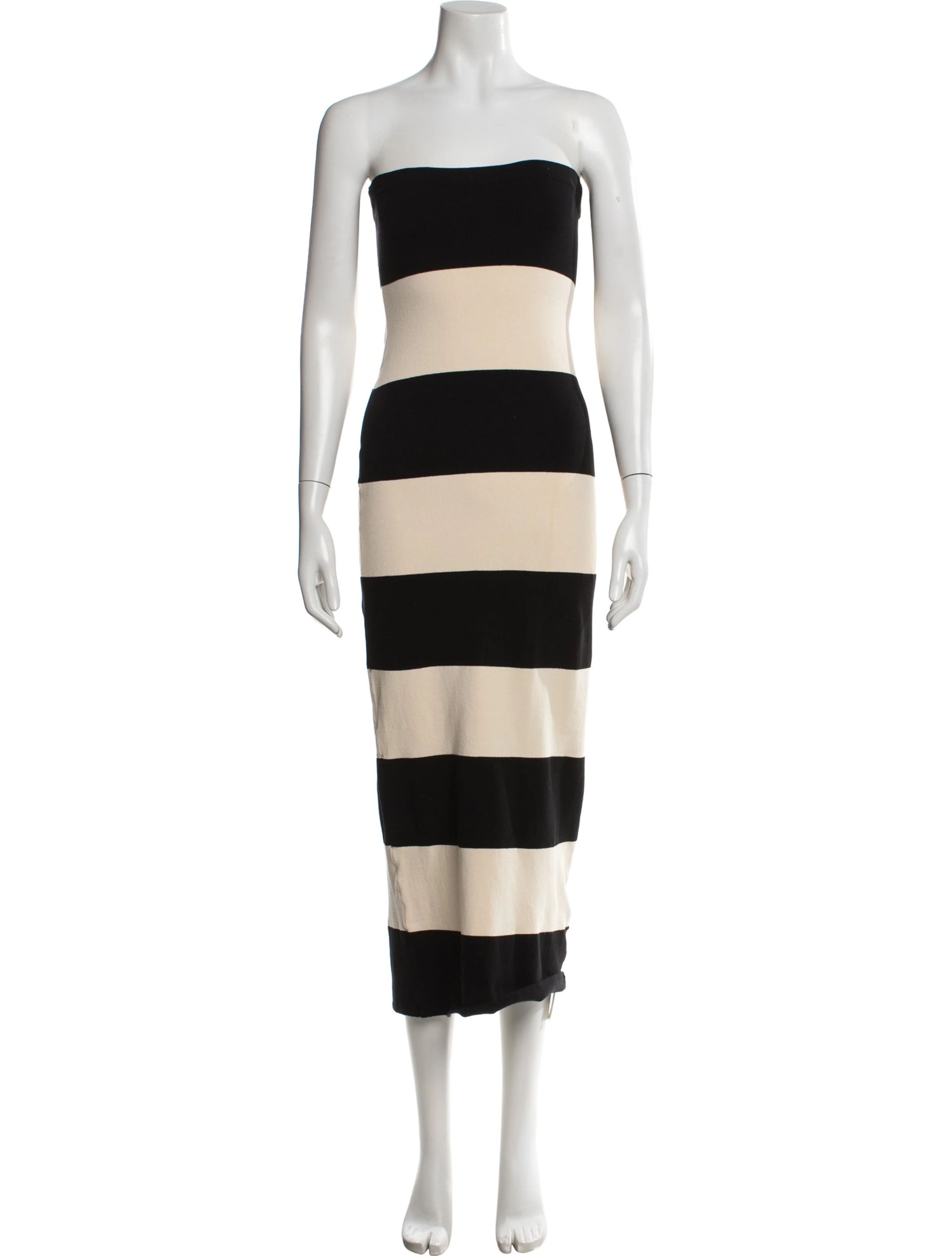 Striped Midi Length Dress | The RealReal