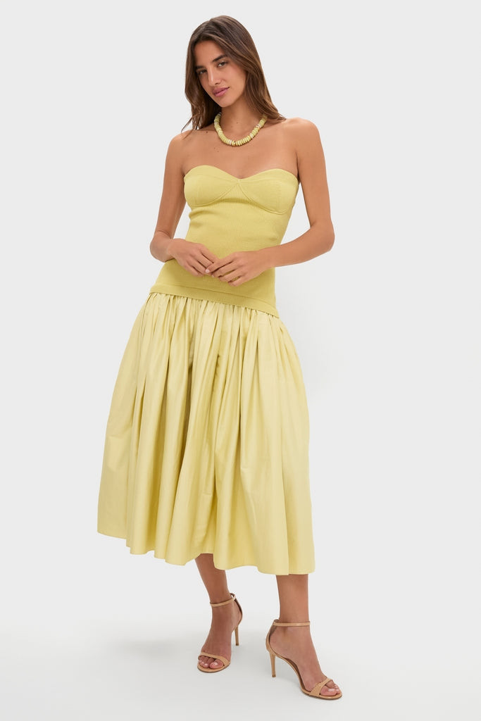 Pistachio Cannes Midi Dress | Tuckernuck (US)