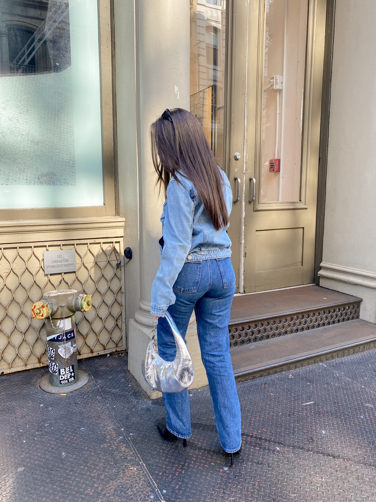 Denim on denim outfit for early spring! 

#LTKstyletip #LTKFind #LTKSeasonal