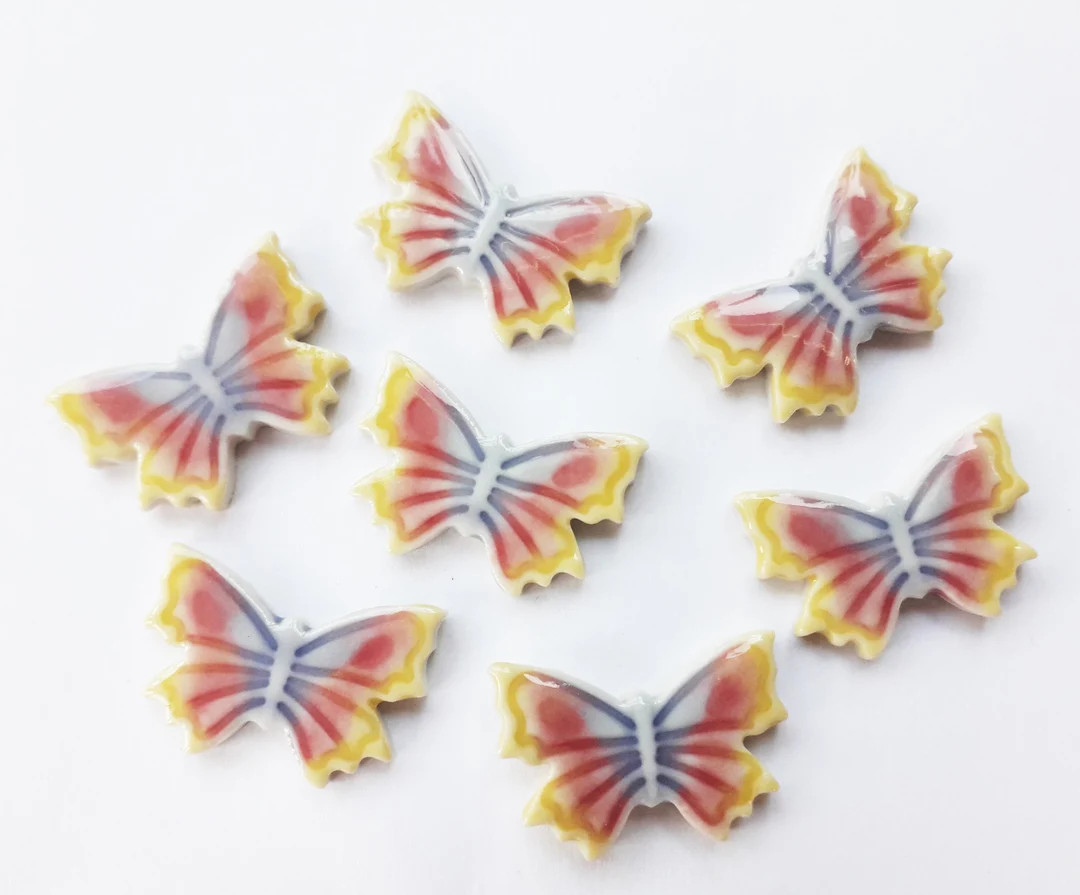 7 Rainbow Butterfly Ceramic Mosaic Tiles or Other Craft Projects - Etsy | Etsy (US)