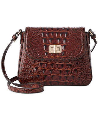 Gianna Small Leather Melbourne Crossbody Bag | Macy's