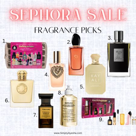 Sephora Sale Fragrance Recommendations 