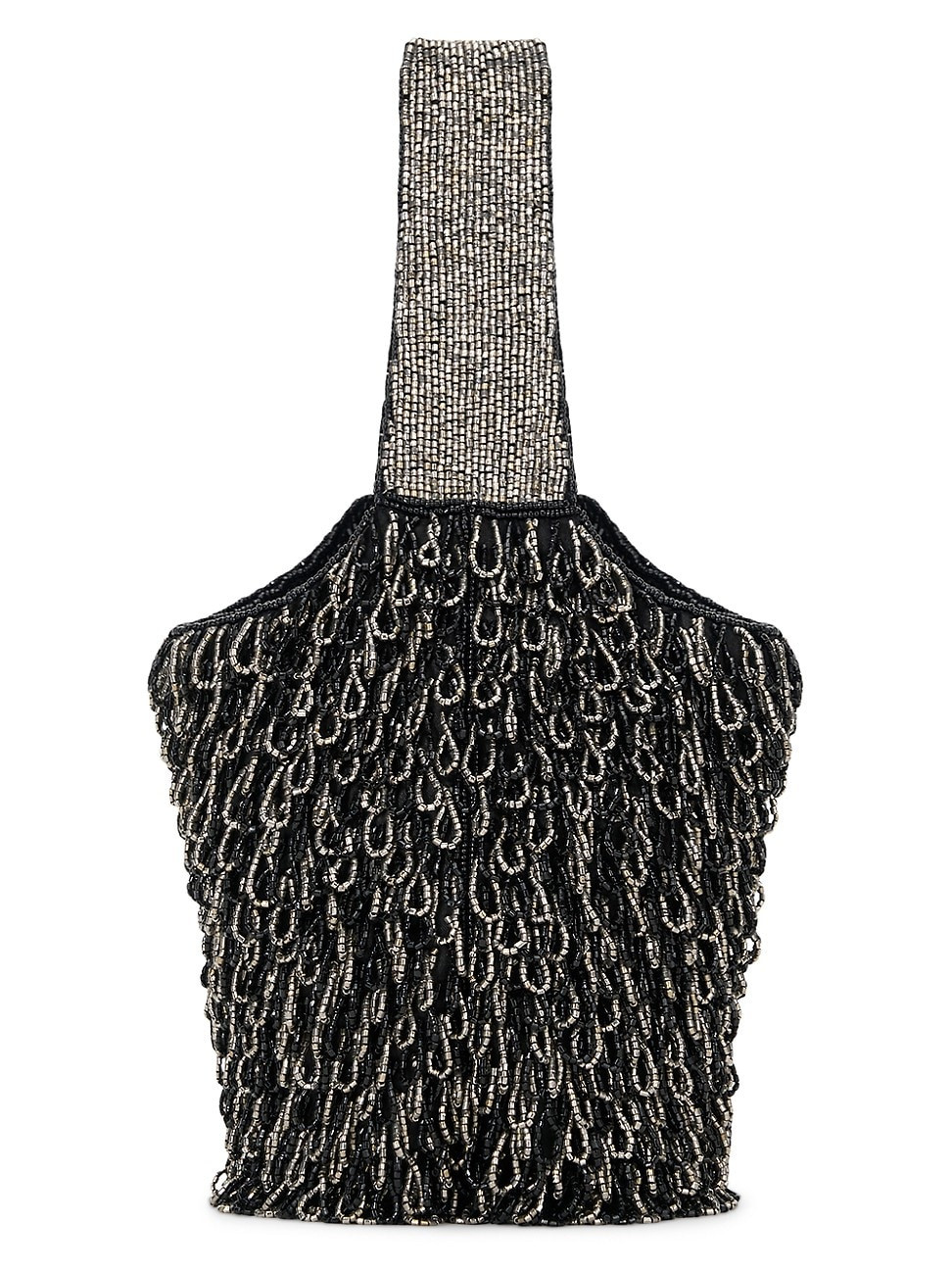 Women's Haruko Leather Beaded Shoulder Bag - Black | Saks Fifth Avenue