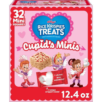 Rice Krispies Treats Valentine's Minis With Sprinkles - 12.4oz/32ct | Target
