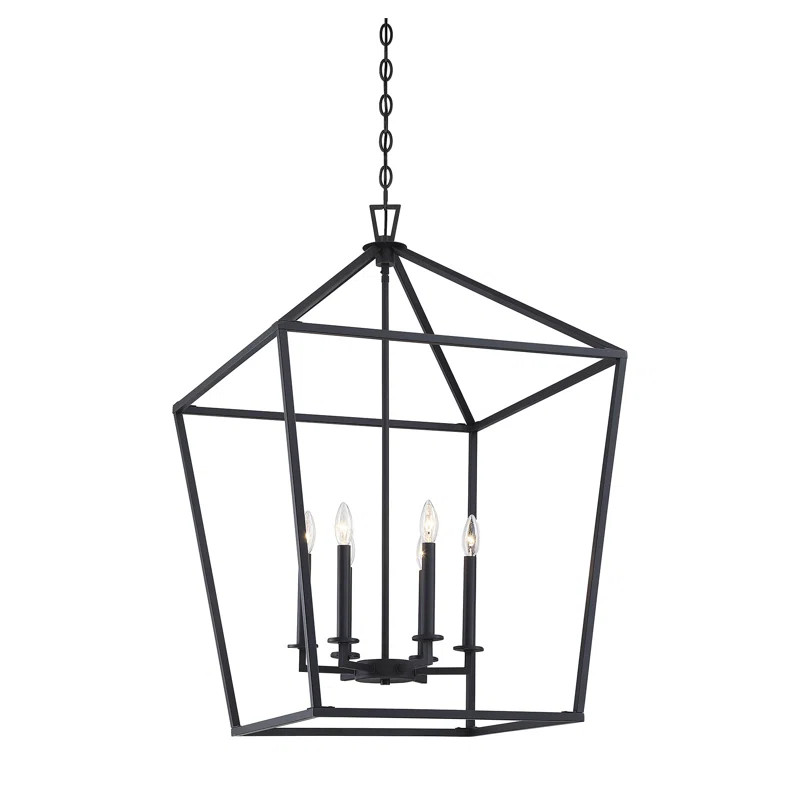 Israel 6 - Light Lantern Geometric Chandelier | Wayfair North America