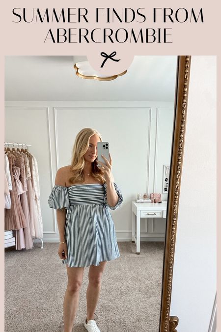 Love this Abercrombie dress for the summer! Wear it casually with white tennis shoes or dress it up with heels! Wearing size small. Summer dresses // casual dresses // date night dresses // day date dresses // brunch dresses // daytime dresses // Abercrombie dresses // vacation dresses // resort wear // Abercrombie finds // Abercrombie fashion //LTKfashion 

#LTKstyletip #LTKSeasonal #LTKFestival