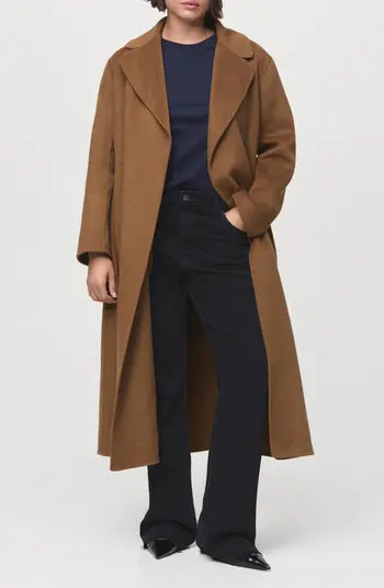 Wool Blend Wrap Coat | Nordstrom