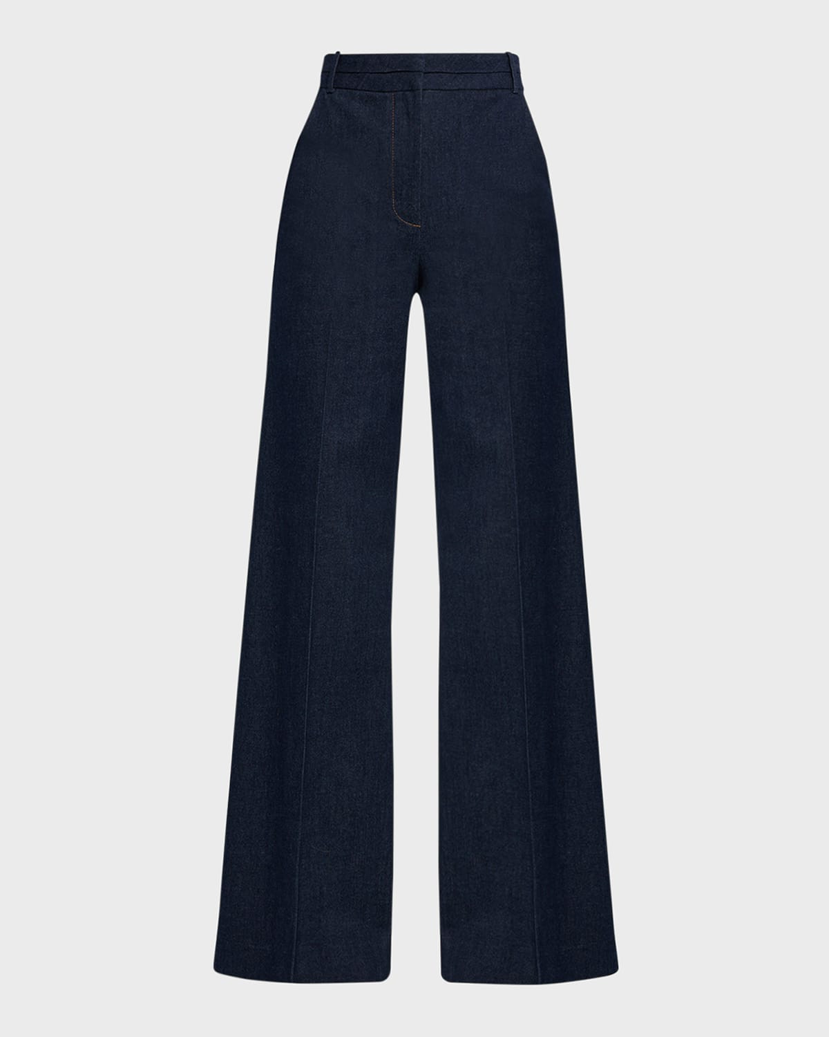 Crue Wide-Leg Stretch Denim Pants | Neiman Marcus