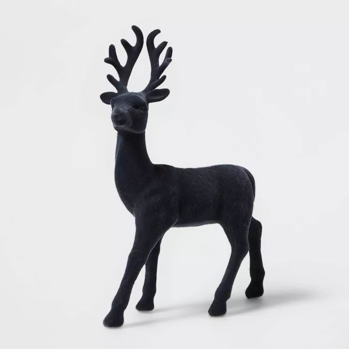 Flocked Deer Decorative Figurine - Wondershop™ | Target