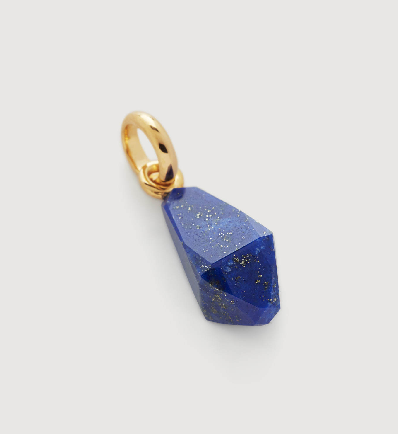 Geometric Gemstone Pendant Charm | Monica Vinader (US)
