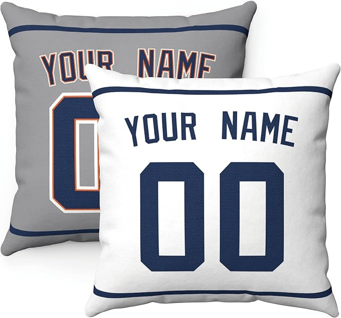 Detroit Throw Pillow Personalized Any Name and Number Custom Gift for Men Women Boys | Amazon (US)