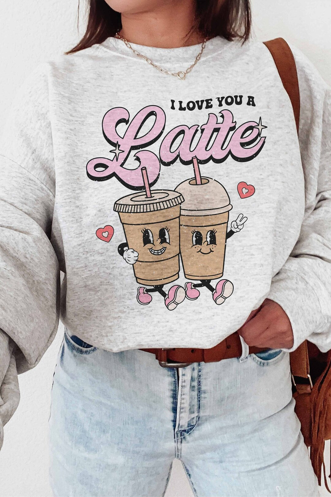 Love You a Latte Sweatshirt Valentines Sweatshirt Valentines Sweatshirt for Women Valentines Day ... | Etsy (US)