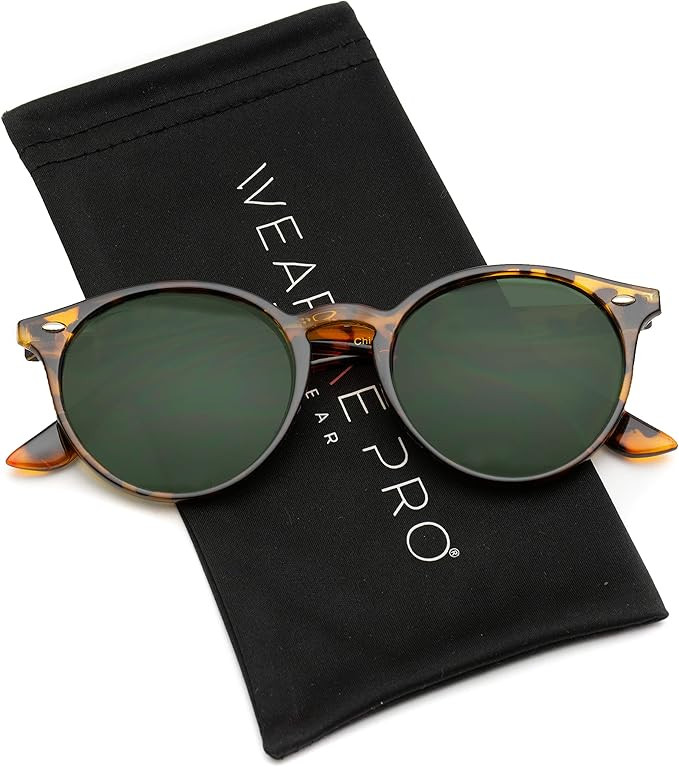 WearMe Pro - Classic Small Round Retro Sunglasses | Amazon (US)