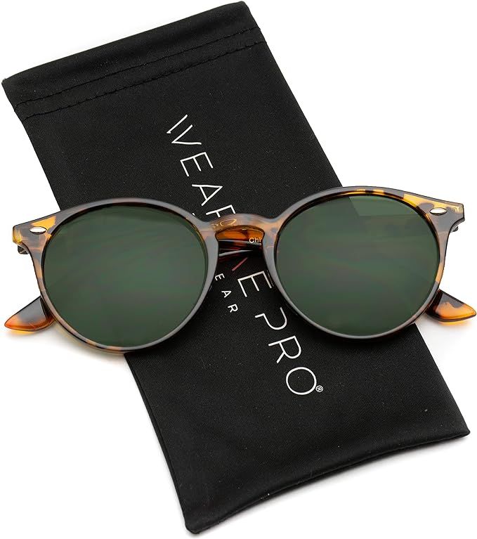 WearMe Pro - Classic Small Round Retro Sunglasses | Amazon (US)