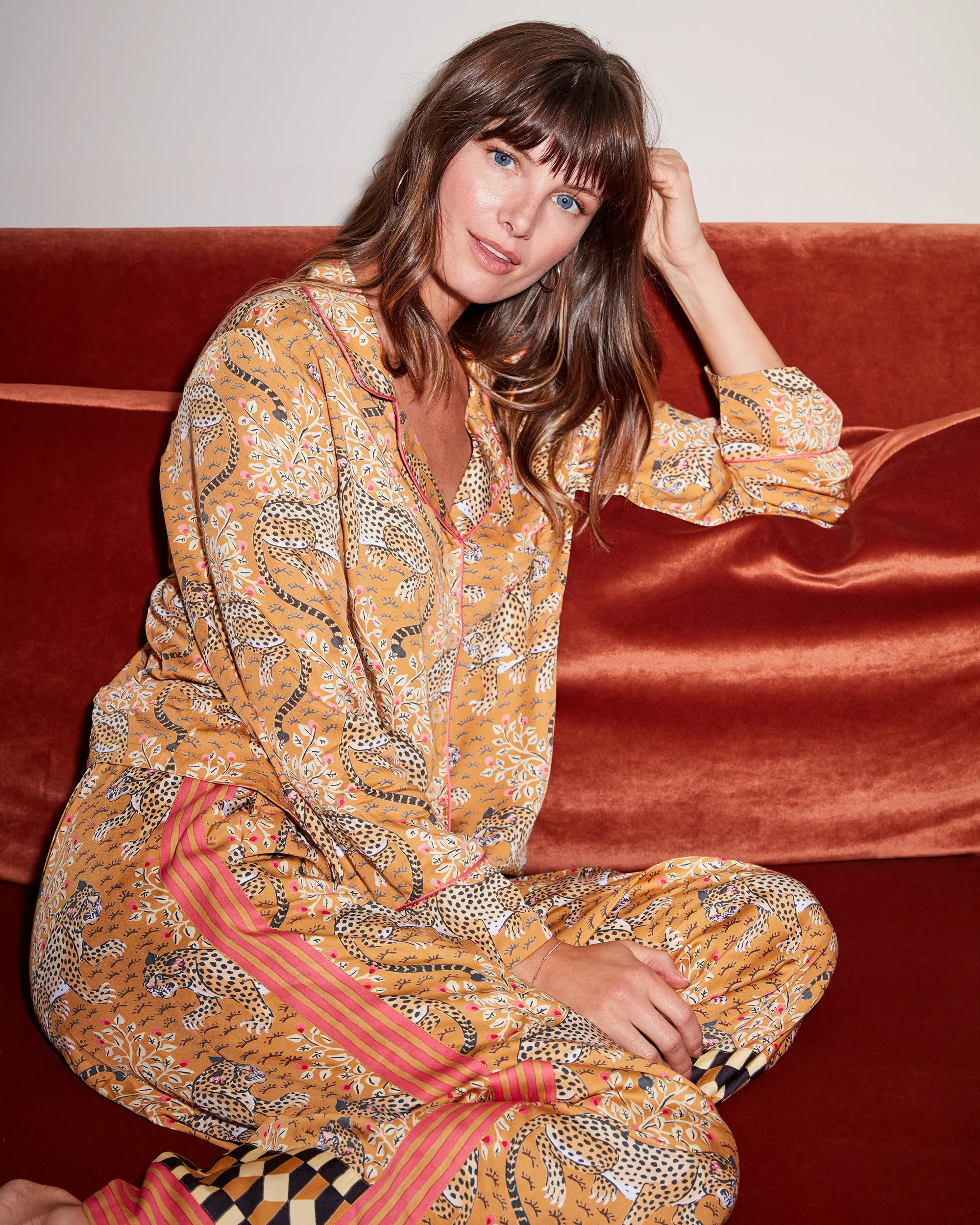 Bagheera - Women's Satin Rittenhouse Set - Ink | Printfresh