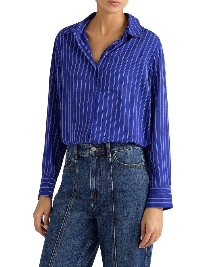 David LawrenceNadia Striped Shirt in Marina Stripe | Myer
