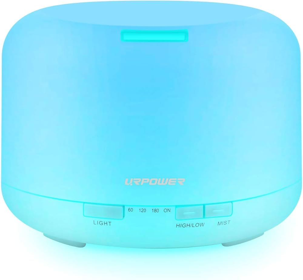 URPOWER Upgraded 500ML Essential Oil Diffuser Humidifiers Ultrasonic Aromatherapy Diffusers with ... | Amazon (US)