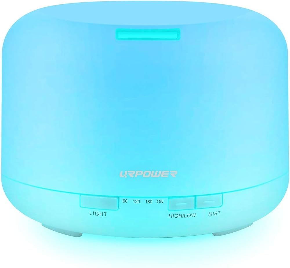 URPOWER Upgraded 500ML Essential Oil Diffuser Humidifiers Ultrasonic Aromatherapy Diffusers with ... | Amazon (US)