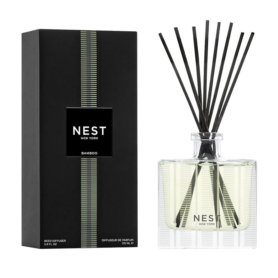 NEST New York Reed Diffuser, Bamboo - 5.9 fl oz - Fragrance for Up to 90 Days - Reusable, Refilla... | Amazon (US)