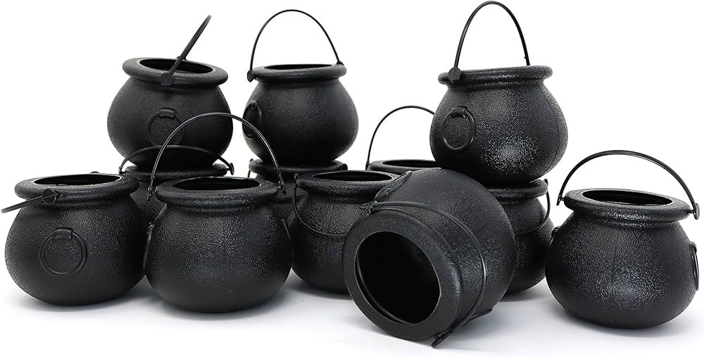 Candy Cauldron Kettles - 1 Dozen Party Decoration Supplies by Big Mo’s Toys | Amazon (US)