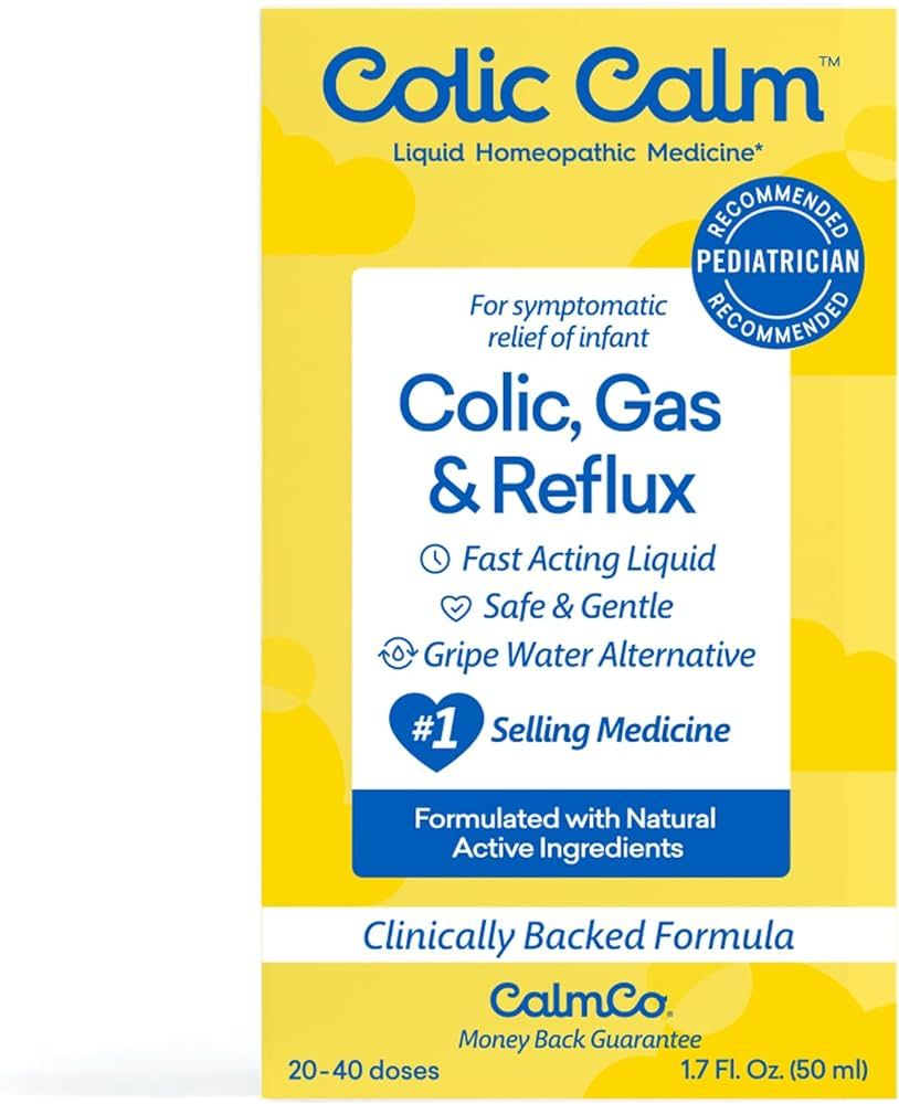Colic Calm Homeopathic Gripe Water, Colic & Infant Gas Relief Drops, 1.7 Fl Ounces | Amazon (US)