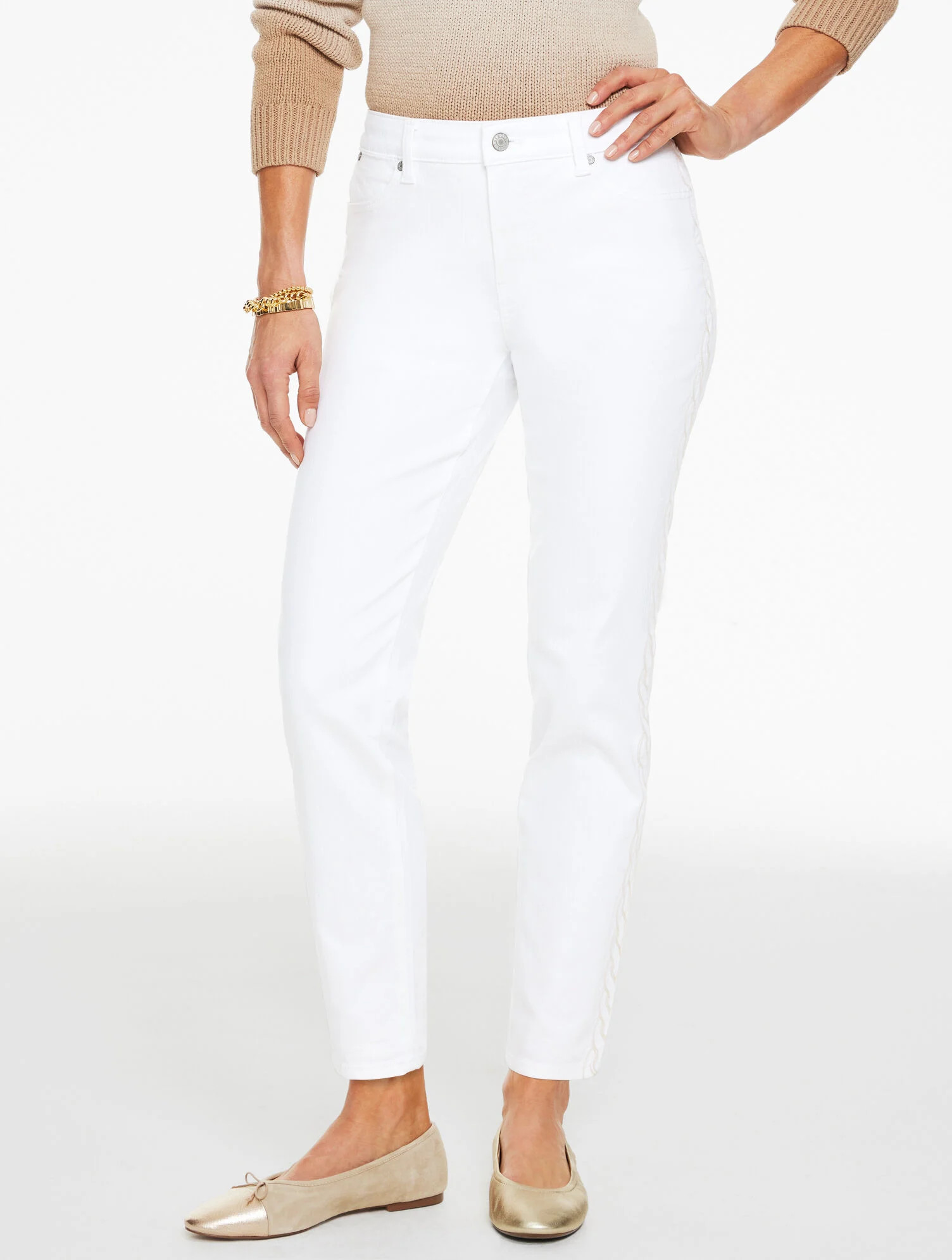 Slim Ankle Jeans - Topstitch | Talbots